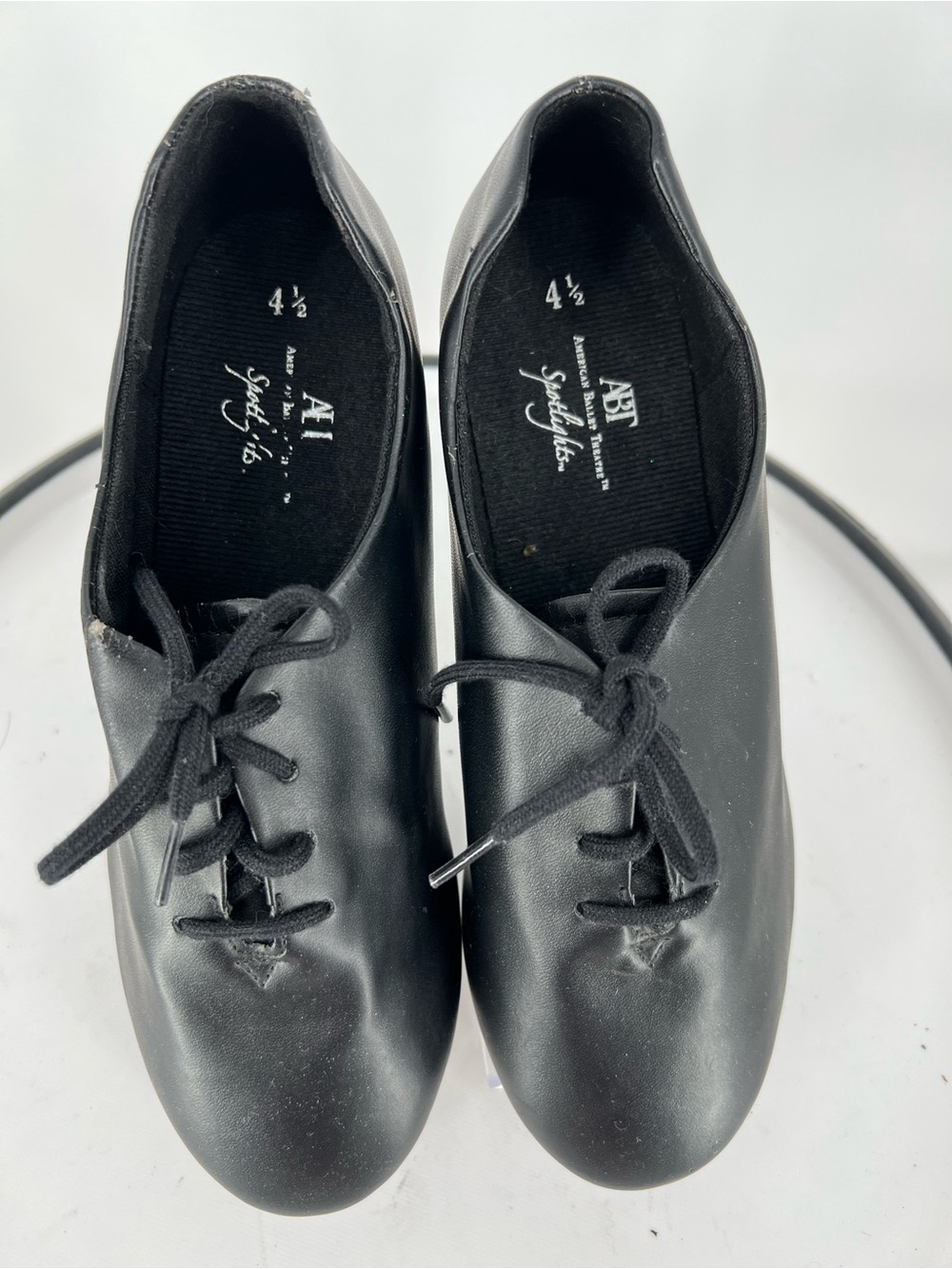 ABT Signature Black Lace-Up Tap Shoes‎ - Size 4.5